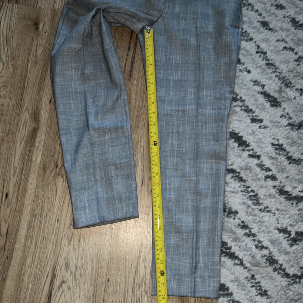 NEW! Zara SUIT SET Plaid Blazer with Cigarette Pants - Picture 10 of 16